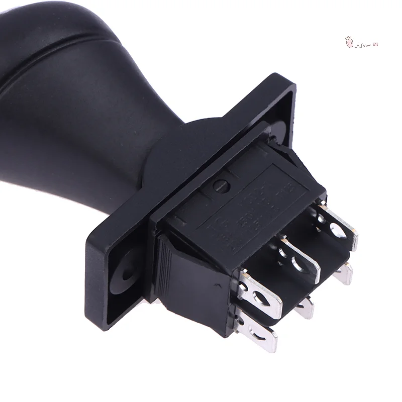 

[X]6Pin ON-OFF-ON Children's Electric Vehicle Baby Carriage Car Toggle Switch Push Handle Forward And Backward Stop Handle Pedal