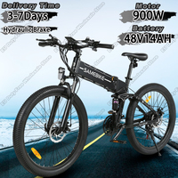 SAMEBIKE Electric Bike 900W Motor 48V14AH Lithium Battery Hydraulic brake Folding E-bike Adult 26 Inch Tire All-Terrain E-bike