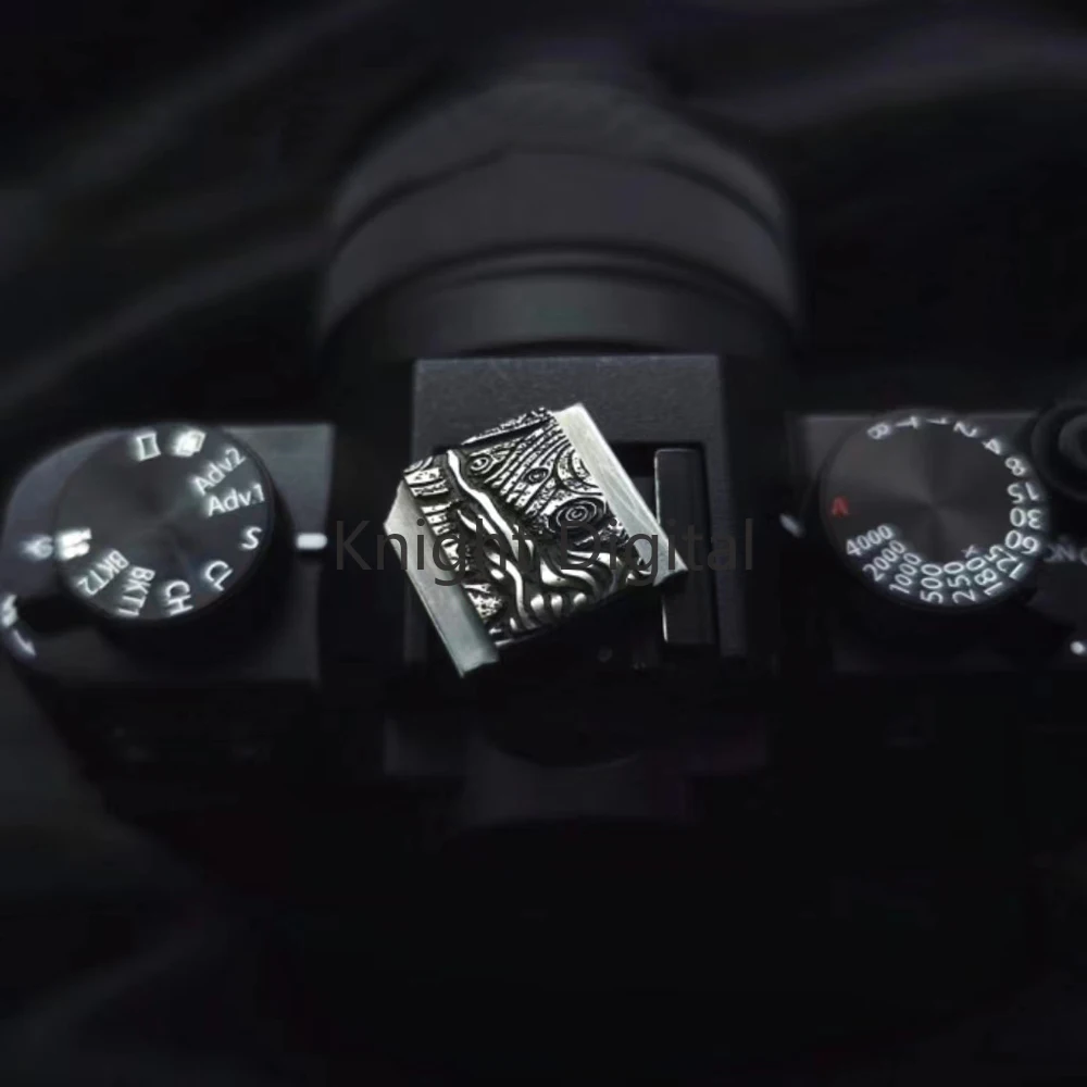 معدن النحاس كاميرا الساخن الباردة غطاء الحذاء غطاء مصراع زر الأسماك لسوني كانون فوجي XT5 XT30 XE4 XH2 نيكون ZF لايكا أوليمبوس