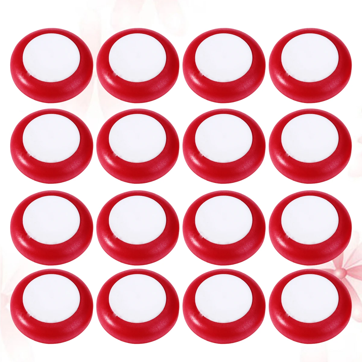 

12 pcs Eva Soft Reusable Disc Bullets Round Accessory For Refill Plastic Ammo Safe Playground Red