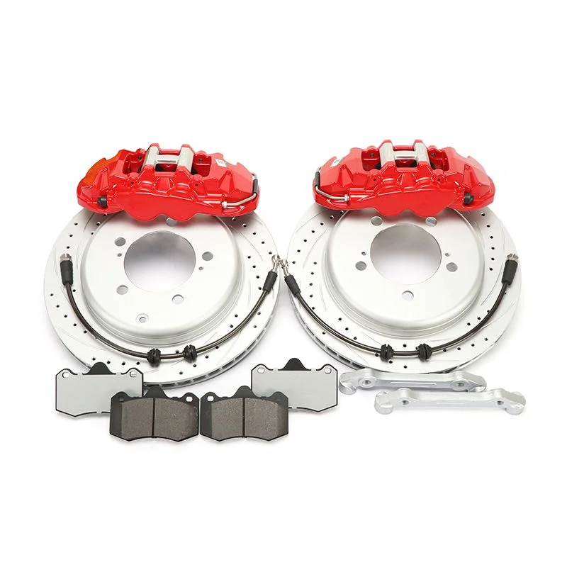 ICOOH Latest Development and High Quality 4 Piston Big Brake Kit High Performance Red Caliper 380mm Disc for Telas Model 3/X/Y