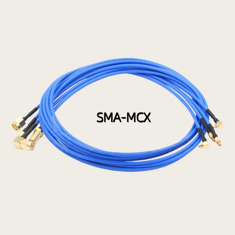 

RG405 MCX Male to SMA Male Female Right Angle Connector Crimp for RG-405 086 Cable High Frequency Test Cable