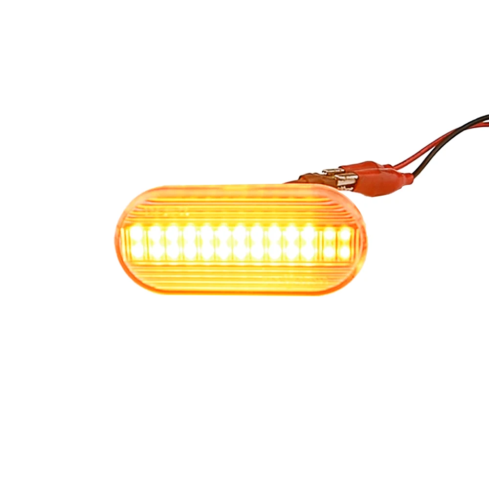 2 قطعة ديناميكية تتدفق LED الجانب ماركر بدوره مصباح إشارة لمقعد إيبيزا 6L 2002-2008 لفورد فوكس MK2 2004.11 ~ 2007.03 #5