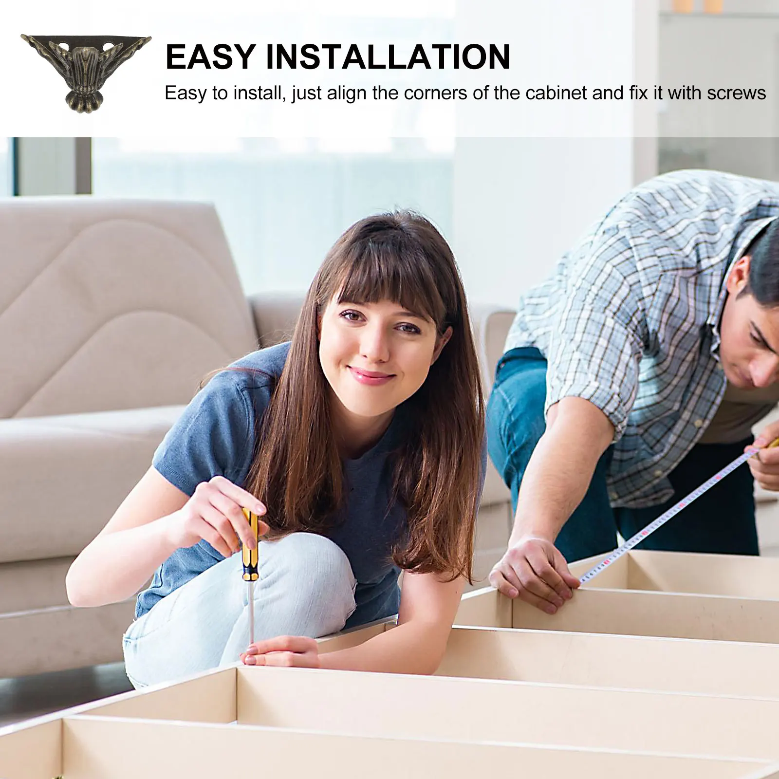 

20Pcs Box Legs Zinc Alloy Support Furniture Feet Retro Style Wood Jewelry Box Case Legs Corners Wood Case Leg