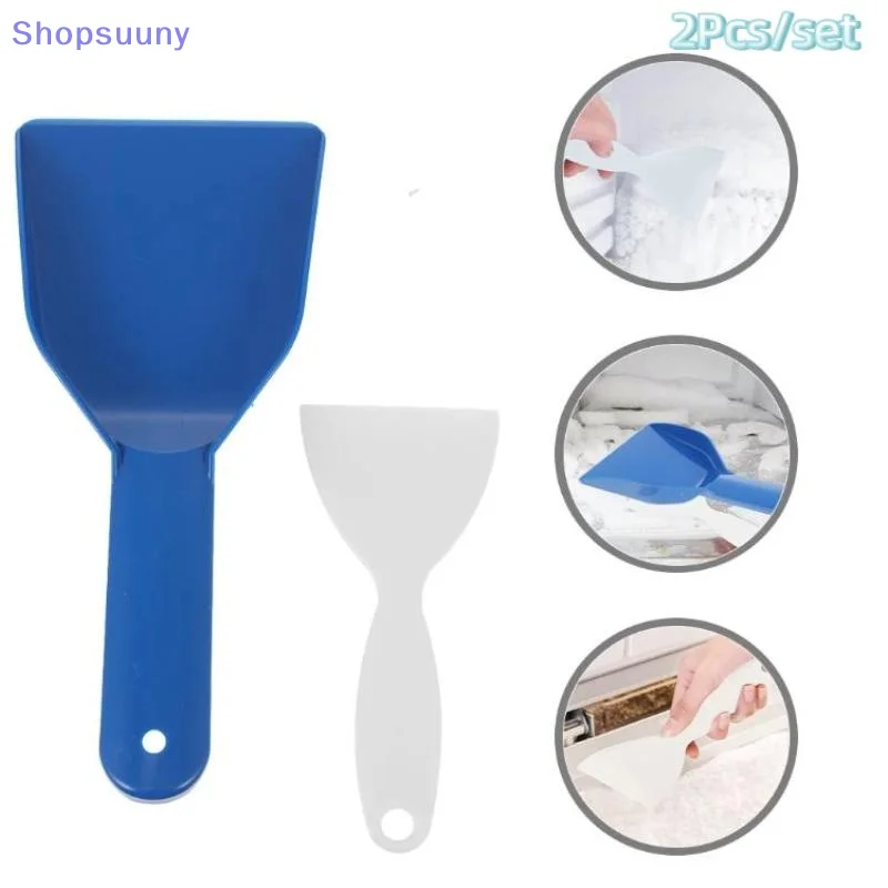1/2Pcs Ice Scraper Set Durable Tools Ice Removal Shovel For Refrigerator Frost Removal Clean Hygiene Snow Blower Cleaning Tools