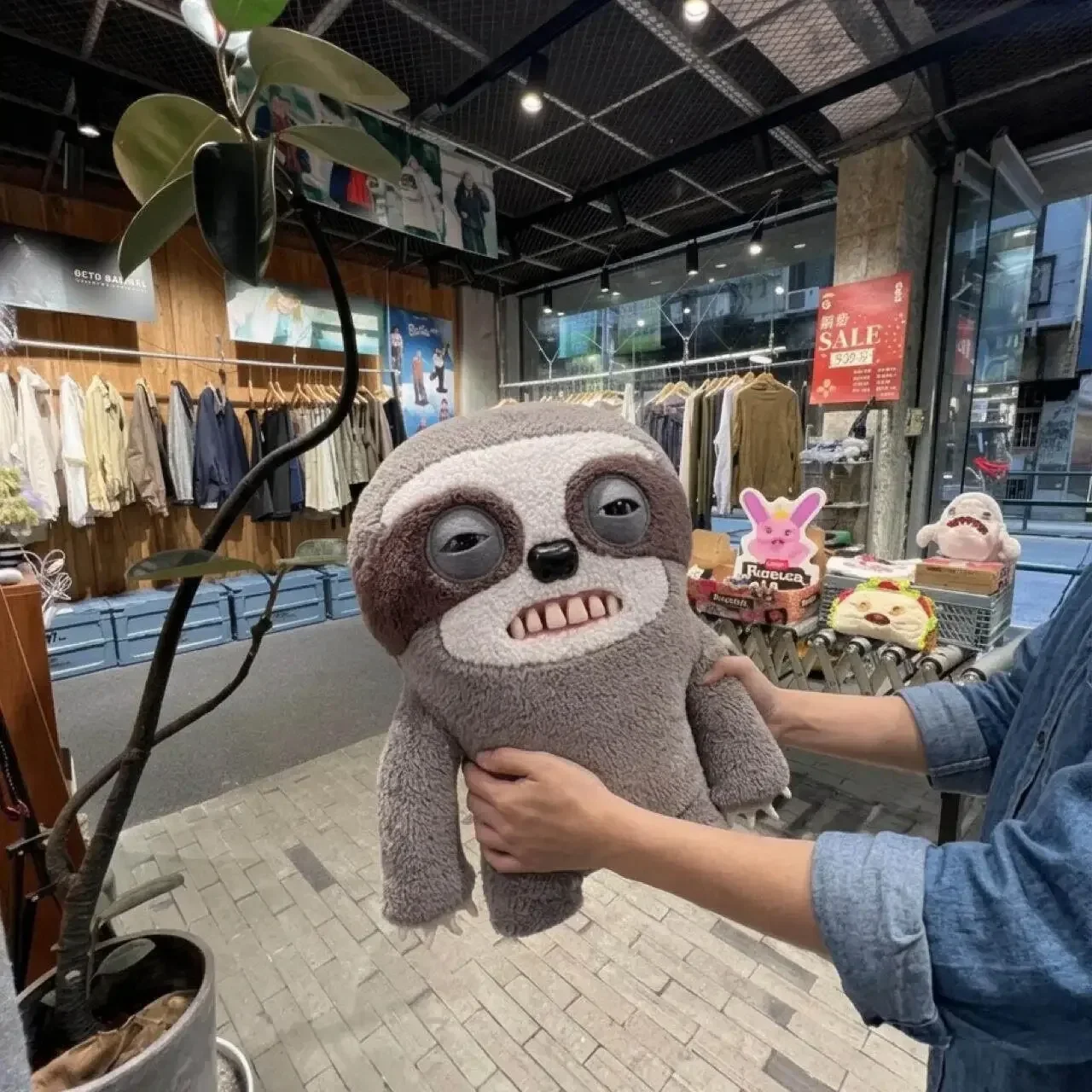 Fuggler Phantasmal Colossal Series Plush Dolls Fan Collection Big Size Fuggl Plush Toys Funny Ugly Christmas Birthday Gifts 48cm