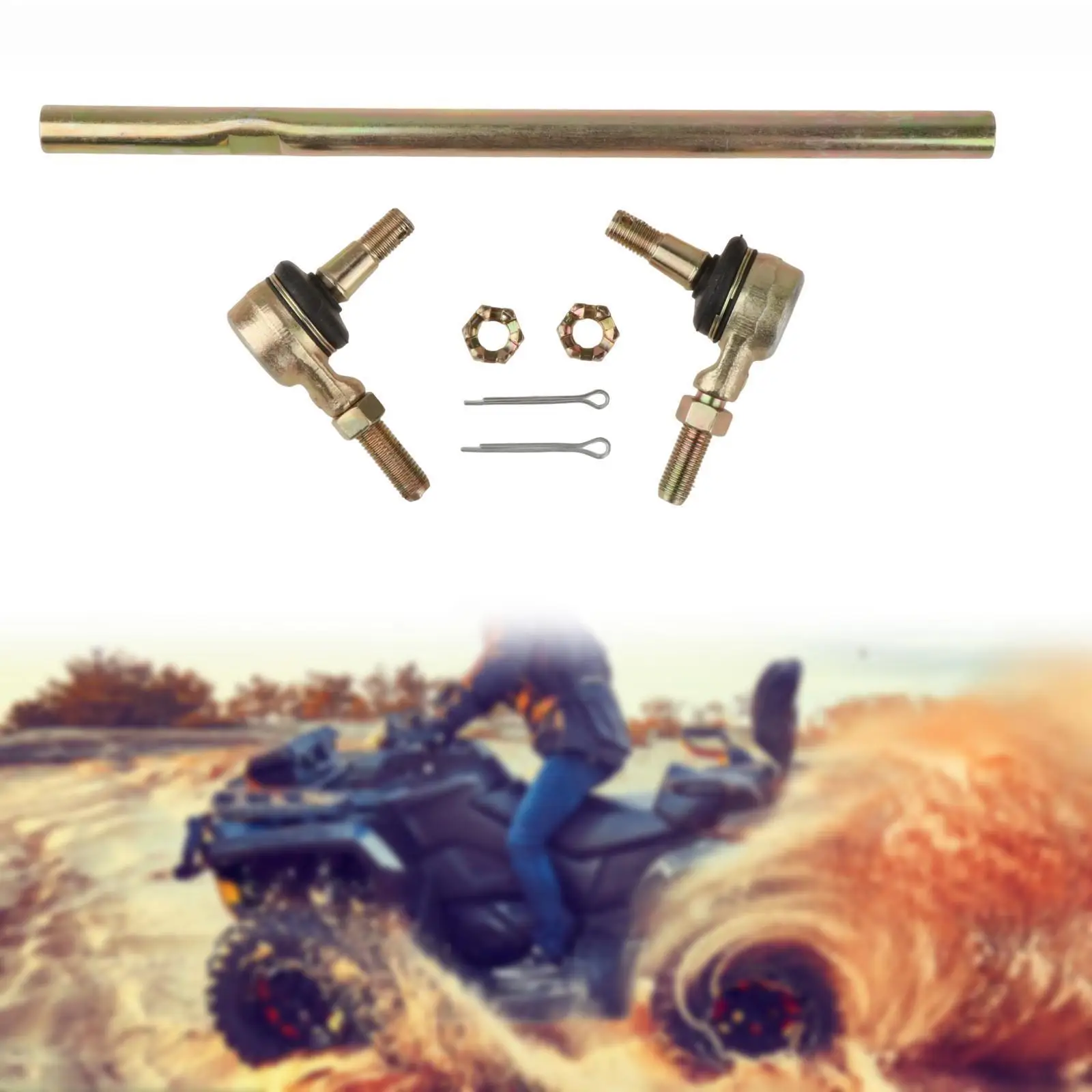 

Tie Rod Kit Replace 59V-23845-02-00 for Yamaha 1987-2006 350