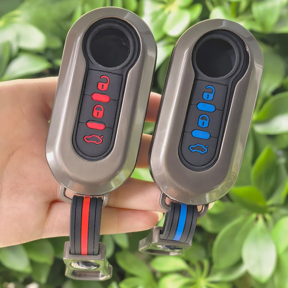 For Fiat 500 Ducato Panda 500L Punto Lancia Musa For Citroen Jumper For Peugeot Boxer Fashion Car Key Case Cover Keychain