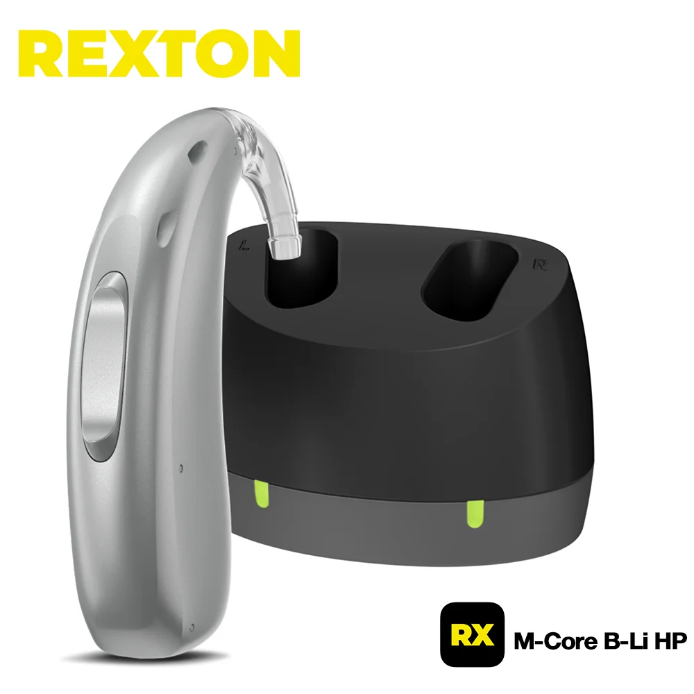 Rexton M-CORE B-Li Rechargeable Powerful BTE Hearing Aids with MotionCore Technology