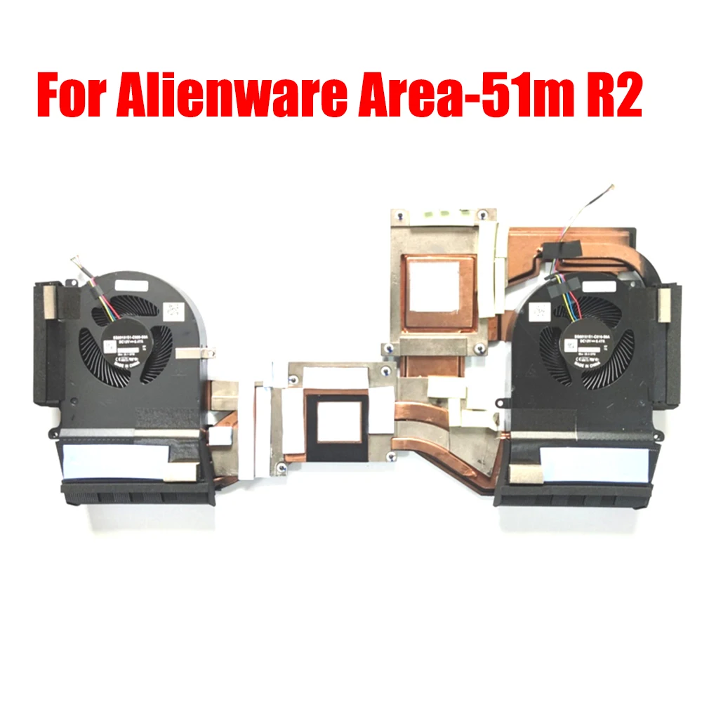 

Laptop Heatsink&Fan For Alienware Area-51m R2 0XXG6C XXG6C AT2RE003ZAL 0TPV77 0TW5Y8 TPV77 TW5Y8