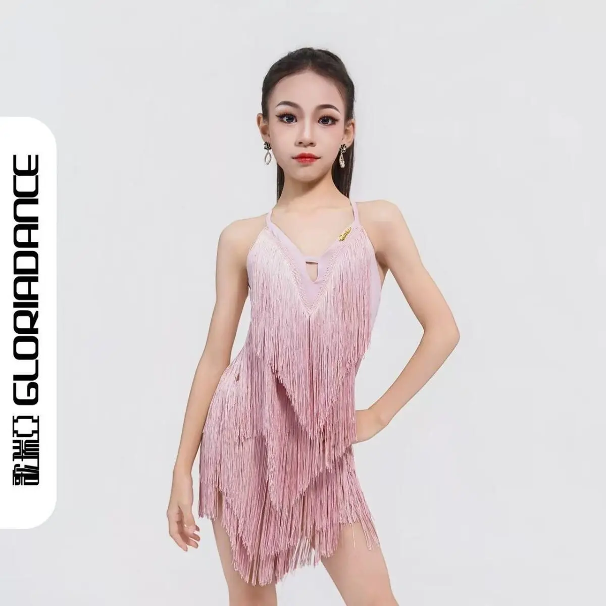 Waltz Ballroom Dance Dresses Girls Latin Dancewear Customized Competition Dress Party Group Performance Modern Dancing Clothes