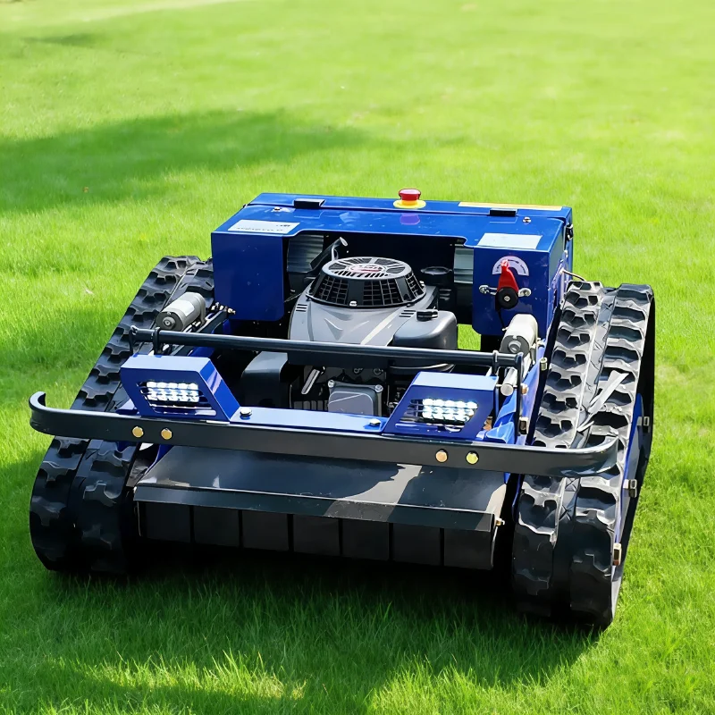 

Customized all terrain multifunctional lawn mower track type orchard hillside greenhouse farm embankment suitable