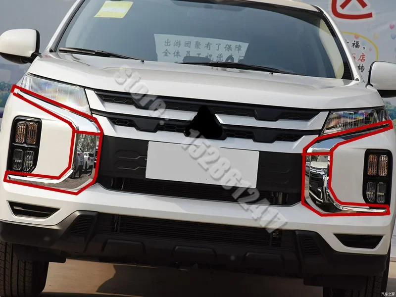 Car Styling for Mitsubishi ASX 2020-2021 high quality ABS Chrome car front bumper bar trim Car accessories