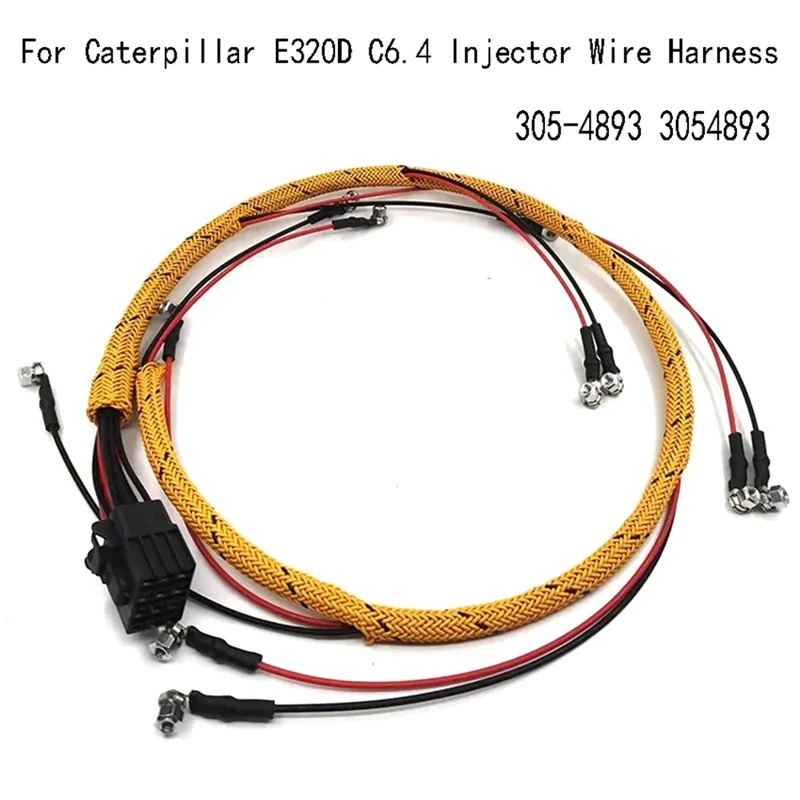 Top!-305-4893 3054893 Excavator Injector Wiring Harness For Caterpillar E320D C6.4 Injector Wire Harness