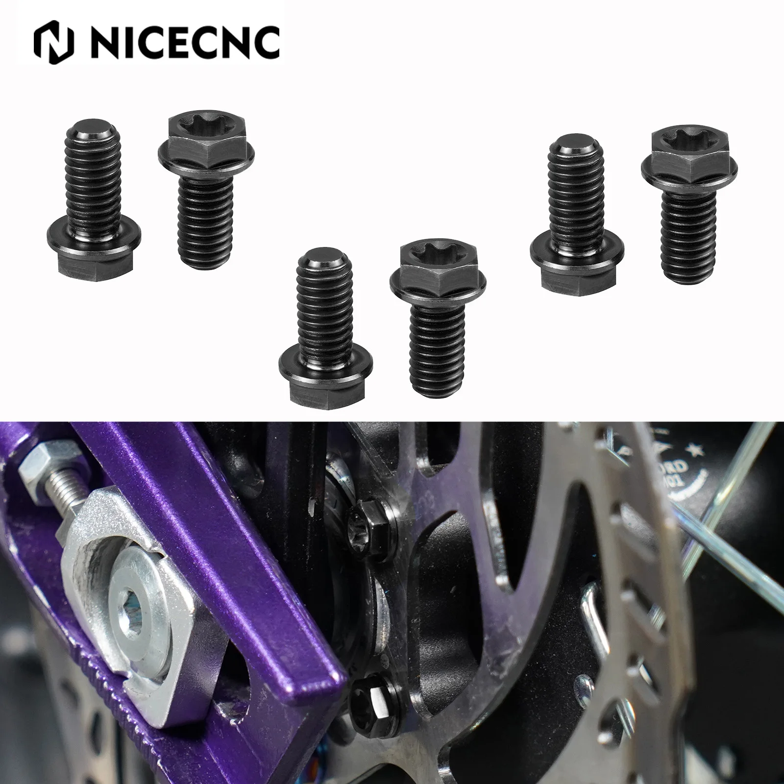 

For Sur-Ron light bee X light bee S light bee L1E Segway X160 X260 Surron light bee X/S/L1E M6X13 Rear Brake Disc Pad Screws