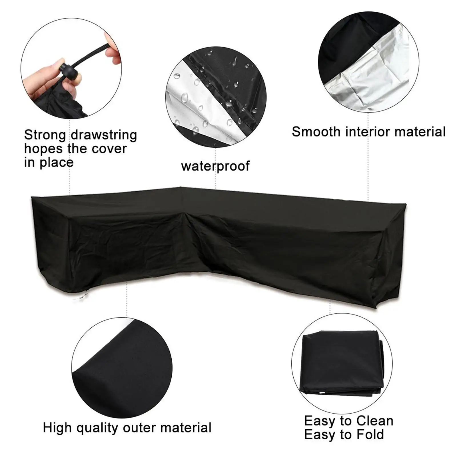 Garden Furniture Cover Sectional Corner Sofa Winter Protector