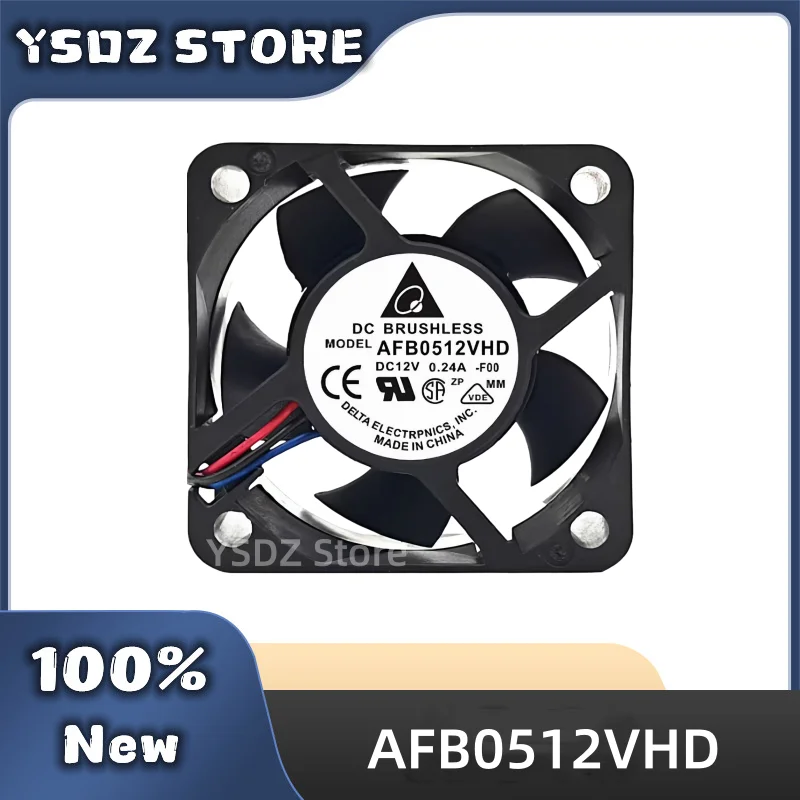 AFB0512VHD 2/3-wire DC12V 0.24A 50*50*20MM For Delta New Original Cooling fan Fast Shipping