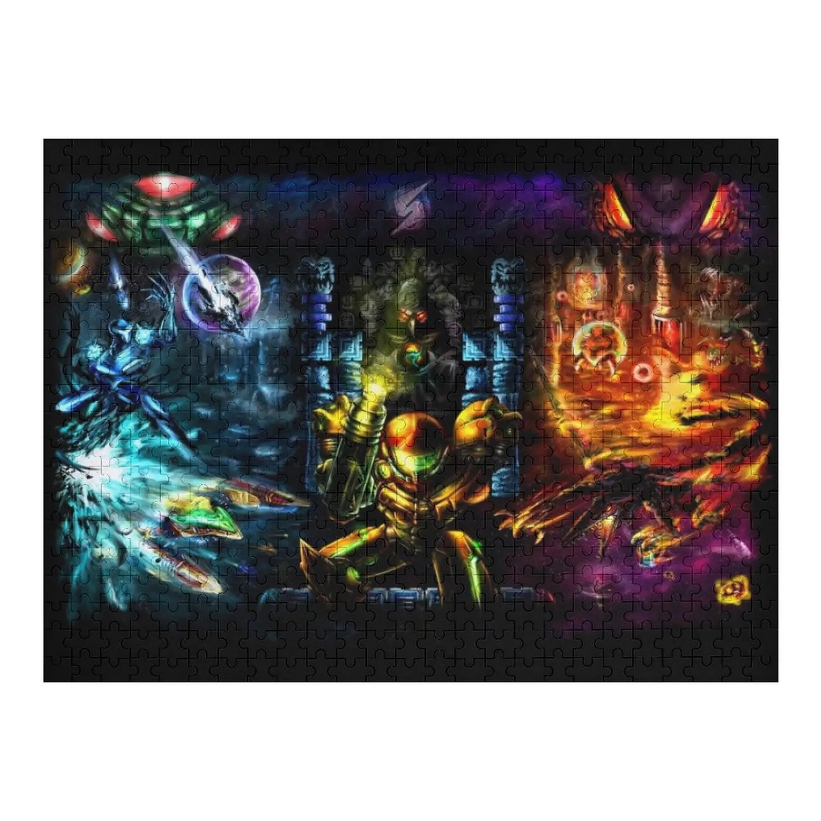 

Harmony of a Hunter: 25 Years of Metroid Jigsaw Puzzle Personalized Woods For Adults Woodens For Adults Puzzle