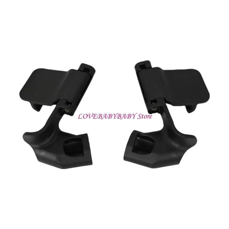 

Set of 2pcs Infant Strollers Accessory Detachable Armrest Barrier Front Fixing Buckle Locking Clasp 4XBC