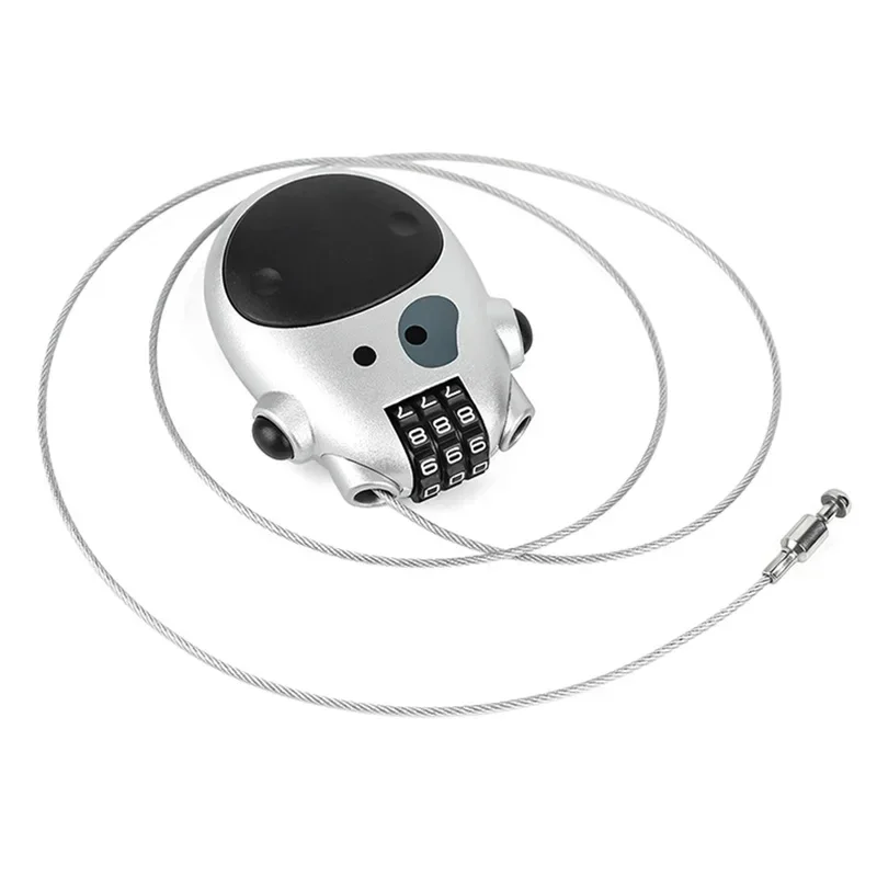 خوذة مشفرة قفل تلسكوبي الصلب كابل دراجة نارية الجمع قفل مكافحة سرقة قفل عجلة كلمة المرور