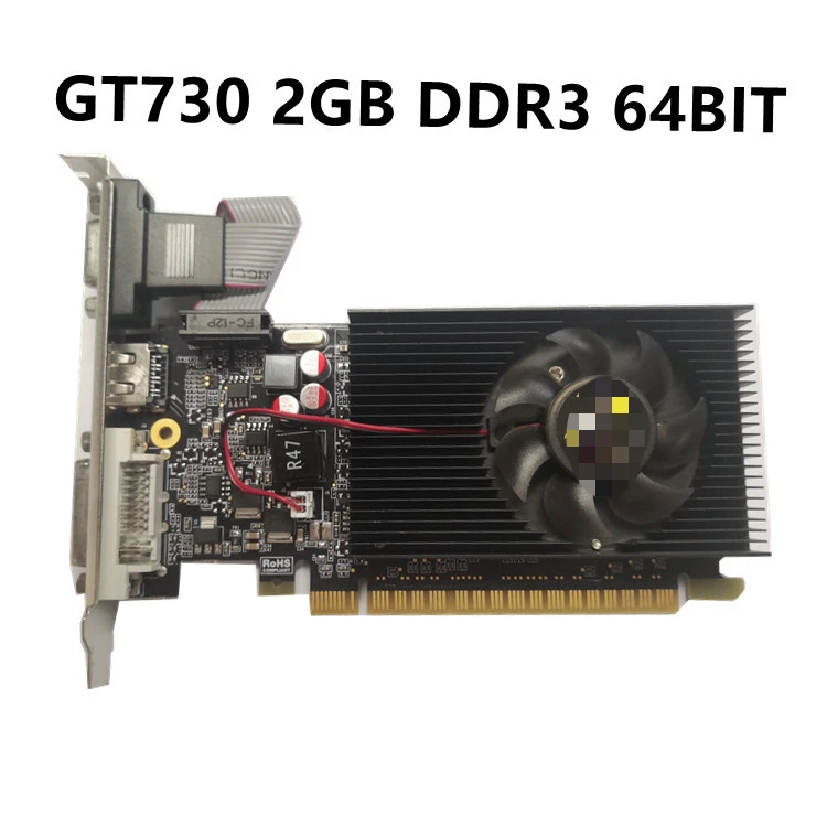 GT730 small chassis game independent graphics card 2G half-height graphics card knife card GT610