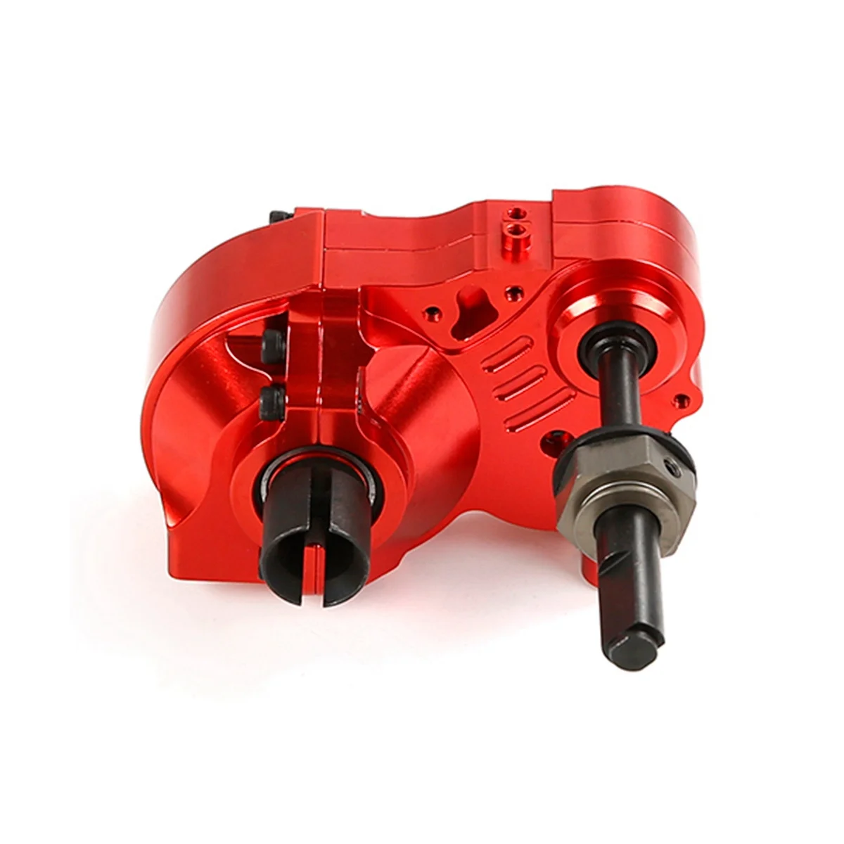 CNC metallo a tre sezioni Split Wave Box Assembly per 1/5 BAHA ROVAN KM GTB MCD BAJA 5B 5T 5SC parti di giocattoli, rosso