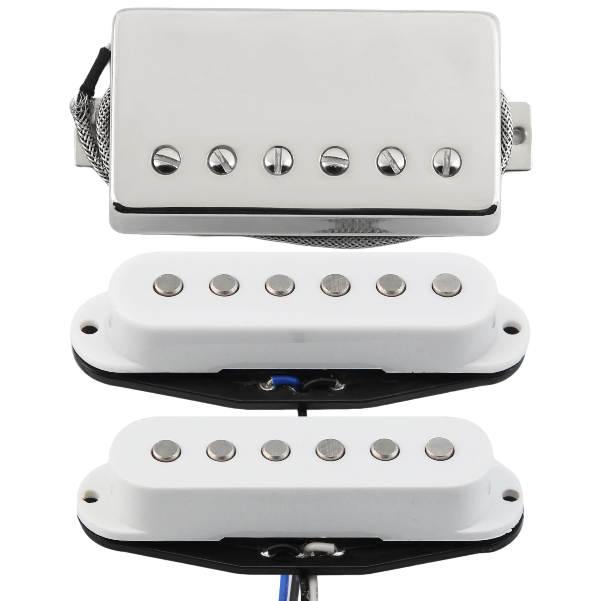 فلور لاقط الغيتار الكهربائي SSH ألنيكو 5 التقاطات HSS 5K + 5K + 8K أجزاء الغيتار #1