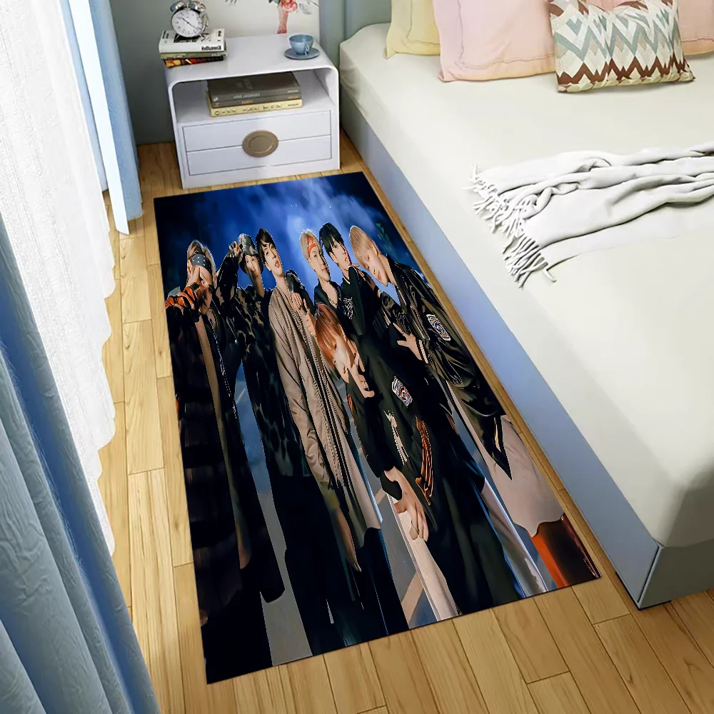 

Bathroom Rug Mat Kpop B-BTS Kitchen Floor Mat Room Outdoor Doormat Entrance Door Rug for Bedroom Carpet Customized Carpets Home
