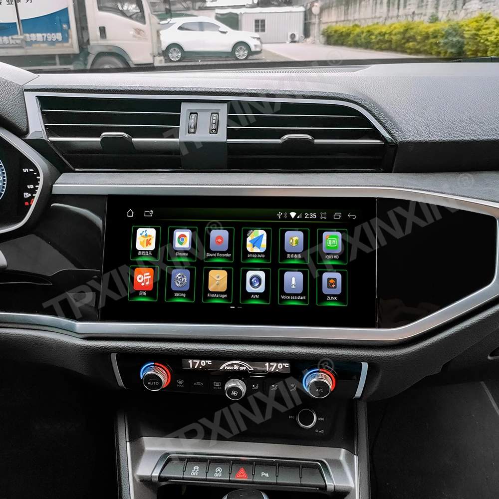 10.1 inch touch screen Android 13.0  for  Audi Q3 2019 to 2021 car auto carplay Multimedia GPS Navigation  wireless  head unit
