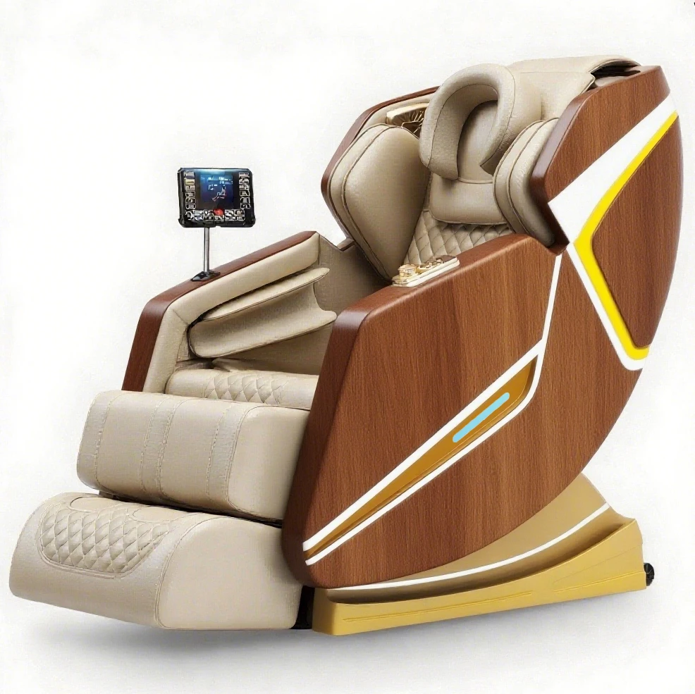 

Bestselling 2025 Full Body Stretch 4D Massage Chair Recliner Calf Kneading SL Track Zero Gravity Massage Sofa Armchair