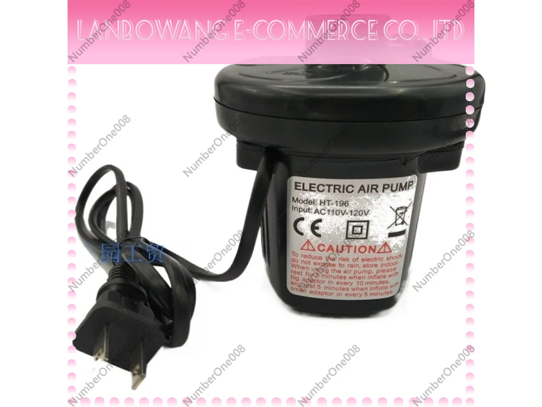 US Standard 110V Electric Air Pump Dual Purpose Inflation Deflation Pump For Air Mattress Inflatable Boat Swimming Pool