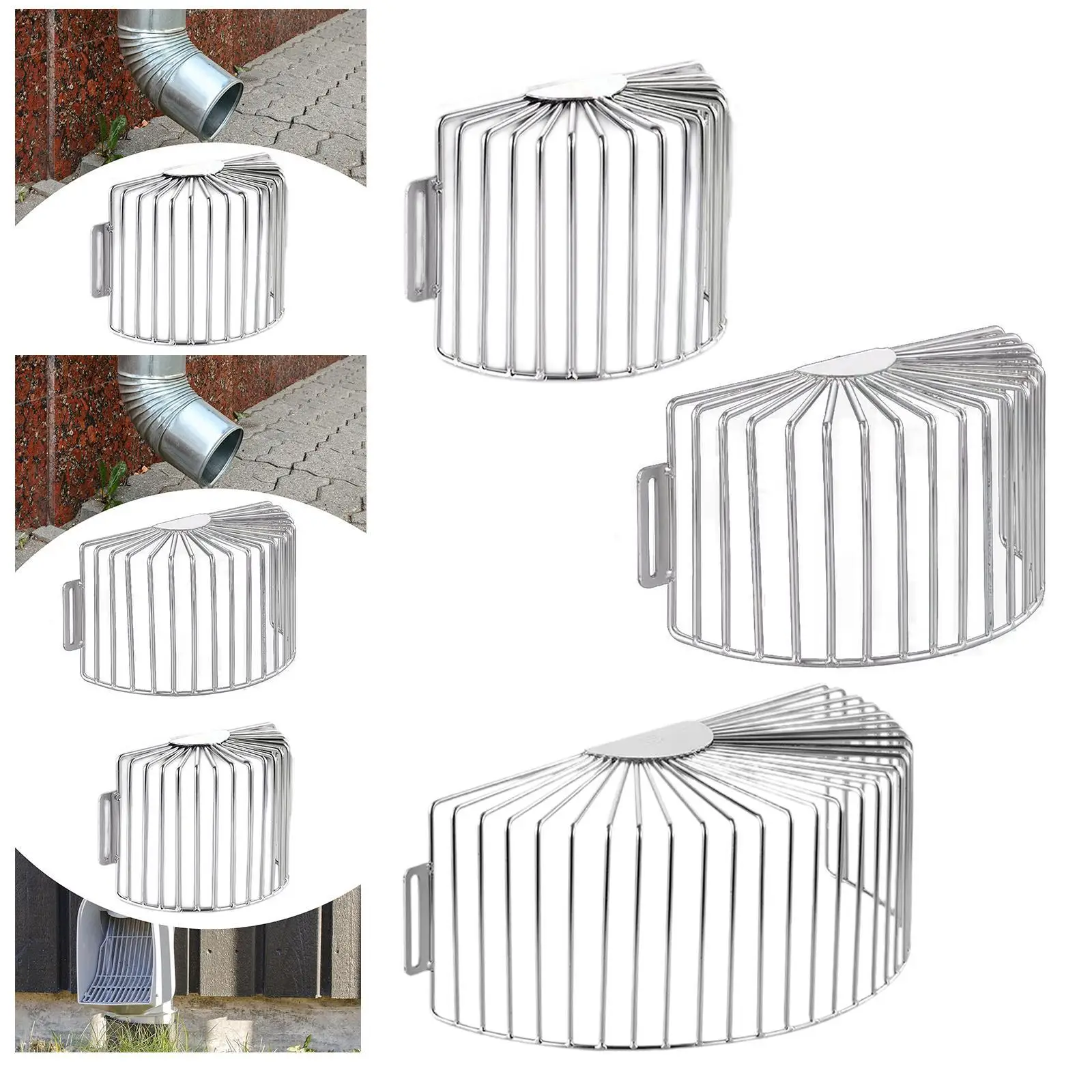 

Gutter filter strainer, dirt drainage cover, drain tube connector, leaf filter,