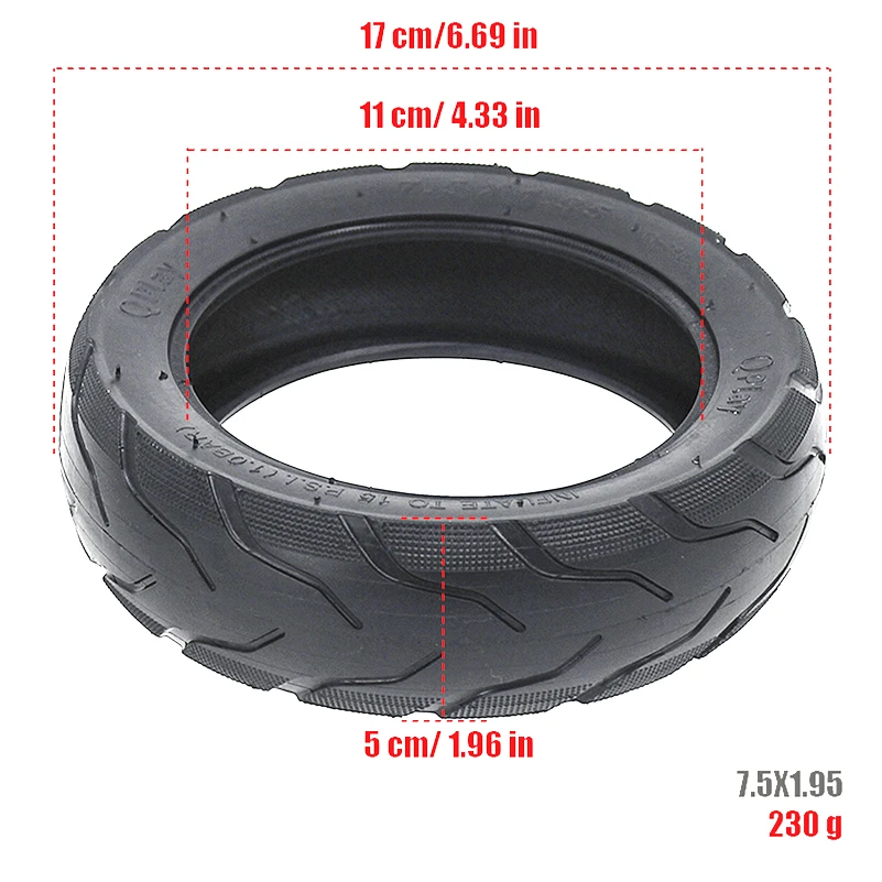 Suitable for Baby Strollers Unicycles 7.5x1.95 tube Tyre  tire  Electric Scooters Folding Bicycles