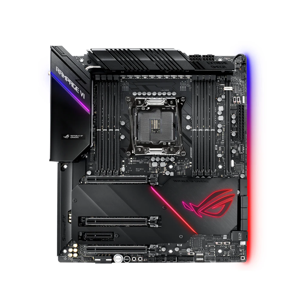 ASUS-ROG RAMPAGE VI EXTREME OMEGA, placa base usada, X299 Chipset, placa base Intel LGA 2066, compatible con Core x-series