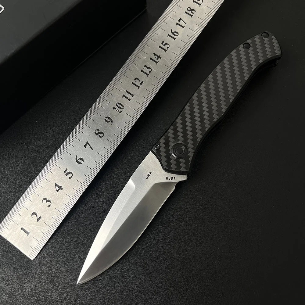 Free Wolf BK838 S35VN Steel Blade Folding Knife Carbon Fiber Handle Outdoor Camping Survival EDC Pocket Knife
