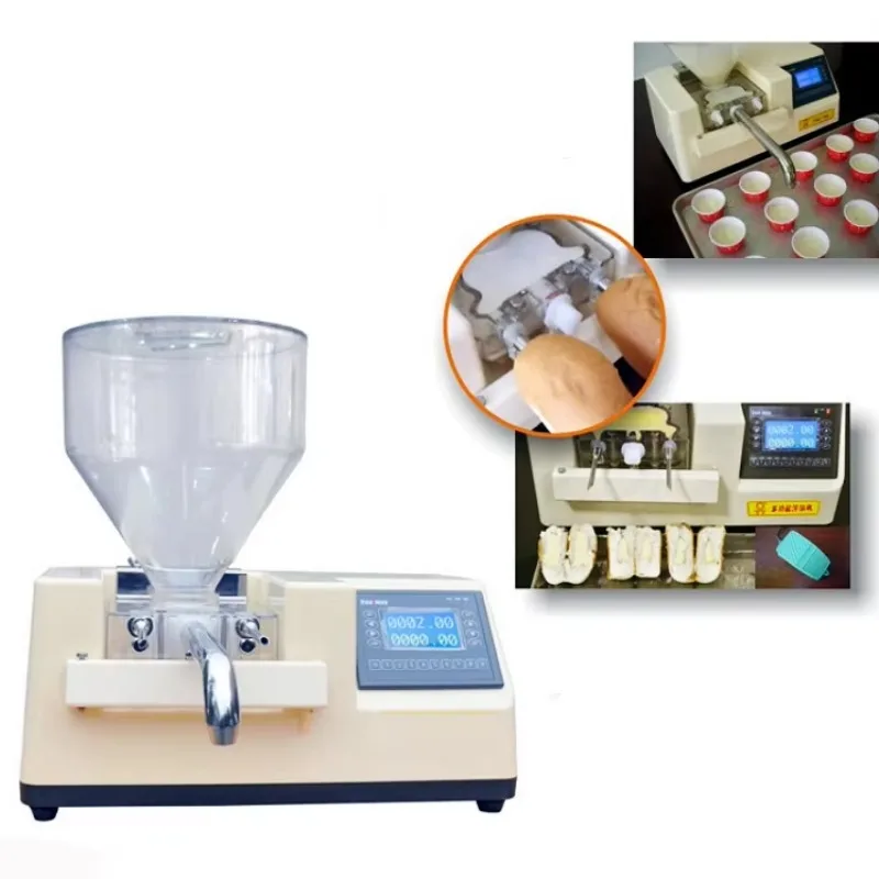 New Table Top Electric Portable Cream Stuffing Injection Machine Cake And Puffs Making Machine