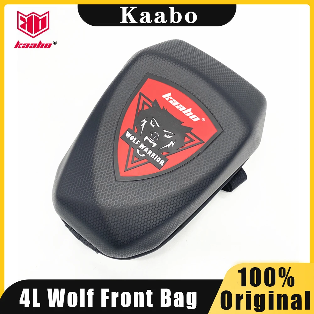 EU STOCK Original Kaabo Wolf Warrior Wolf GT Scooter Front Bag 4L Large Capacity Wolf King Bag With Logo Original Spare Parts