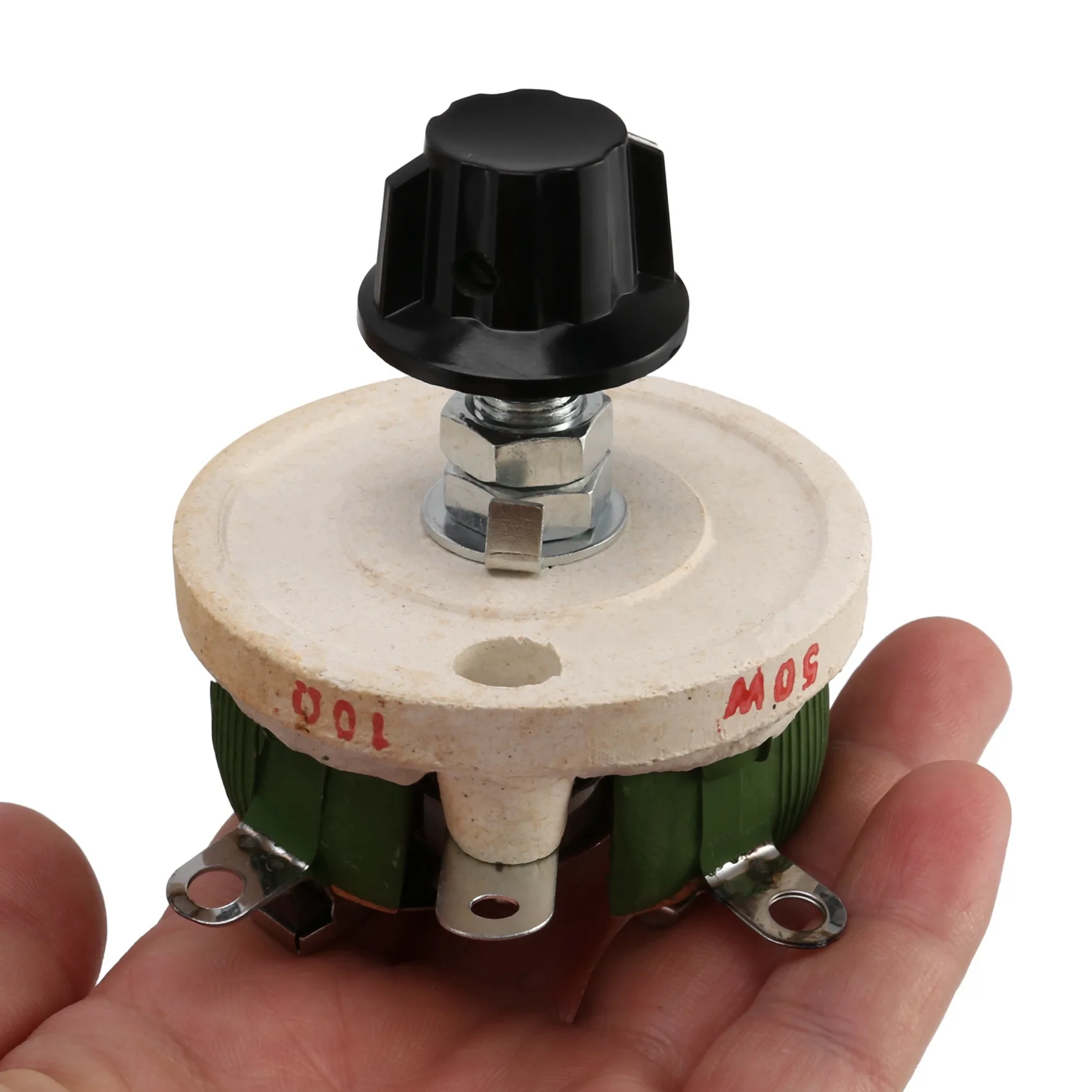 2X 50 واط 10 أوم الجهد متغير تفتق وعاء المقاوم ريوستات