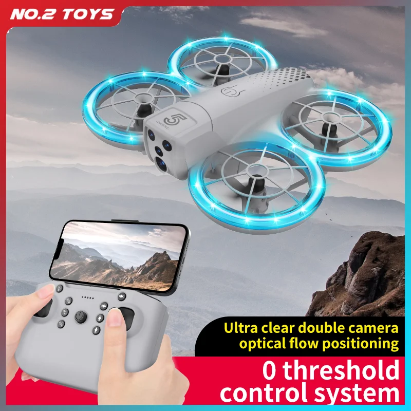 ミニドローン 子供用おもちゃ 2.4G RCクアッドコプター カメラ付き レーシングドローン ラジコン飛行機 LEDライト付き RCドローン 男の子向けおもちゃ