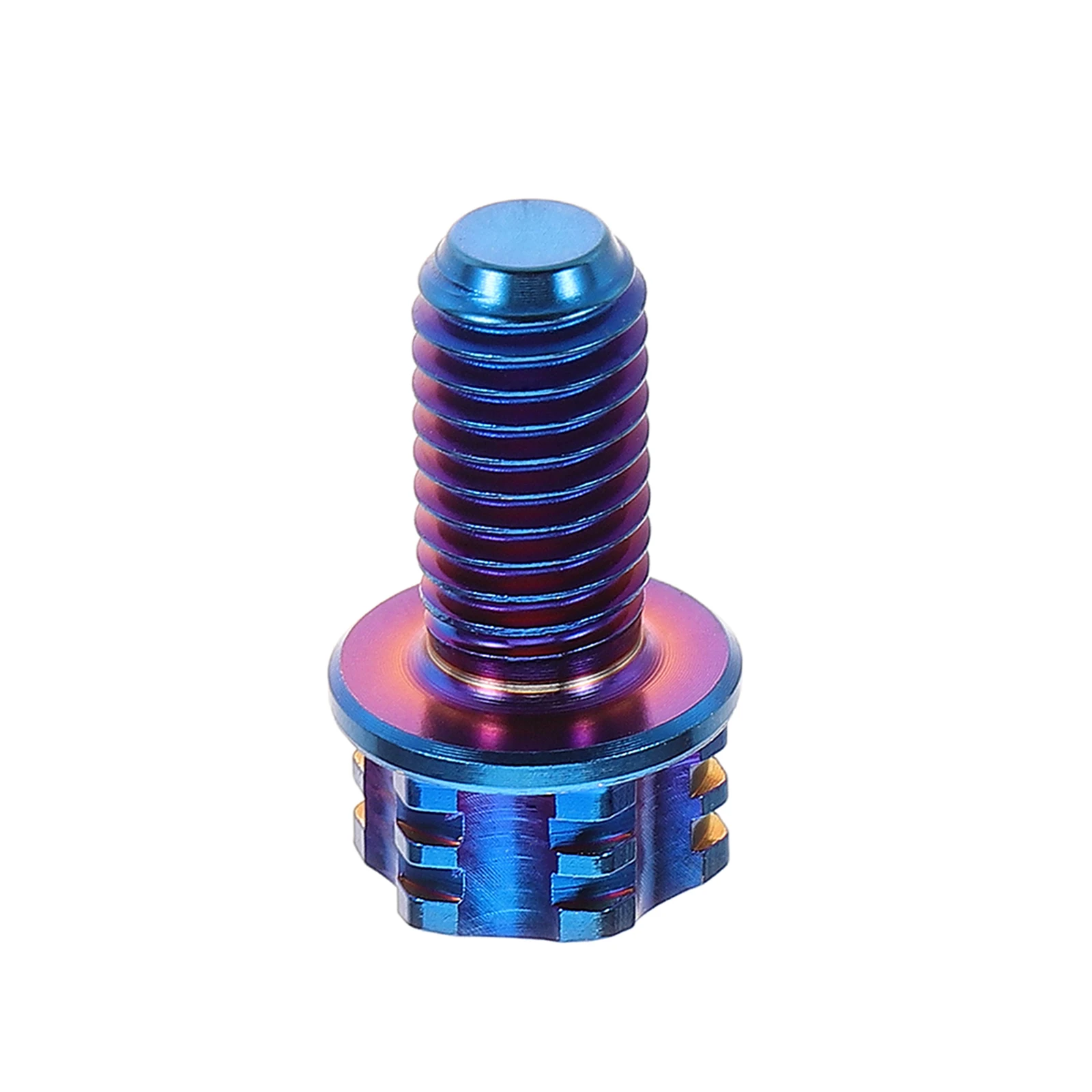 

Motorcycle Ring Gear Bolts High Strength Titanium Head M5 10MM Disc Brake Rotor Screw for Bikes Lightweight ABS Sensor