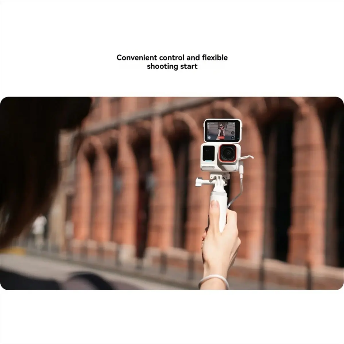 Mini Power Handle Tripod for GO Ultra/AcePro2 Built-in 4900mAh Battery for GO Ultra Accessories
