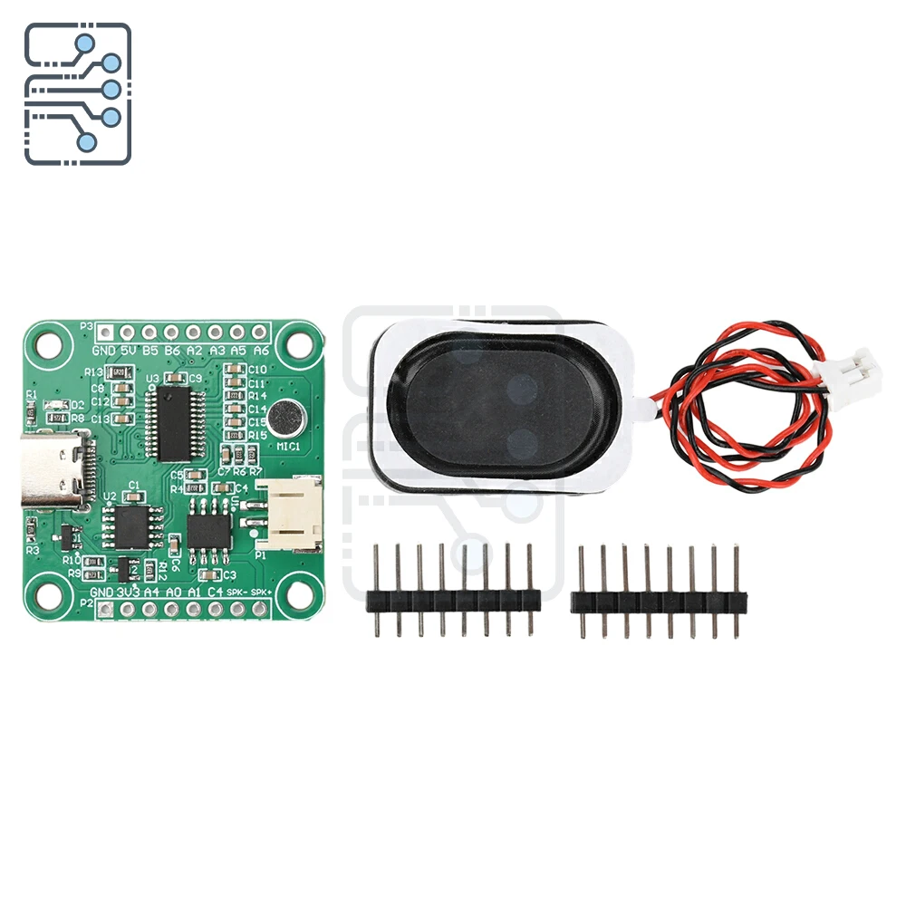 Supports AI deepseek secondary development Type C interface DC 5V SNR9912VR offline speech recognition development board module