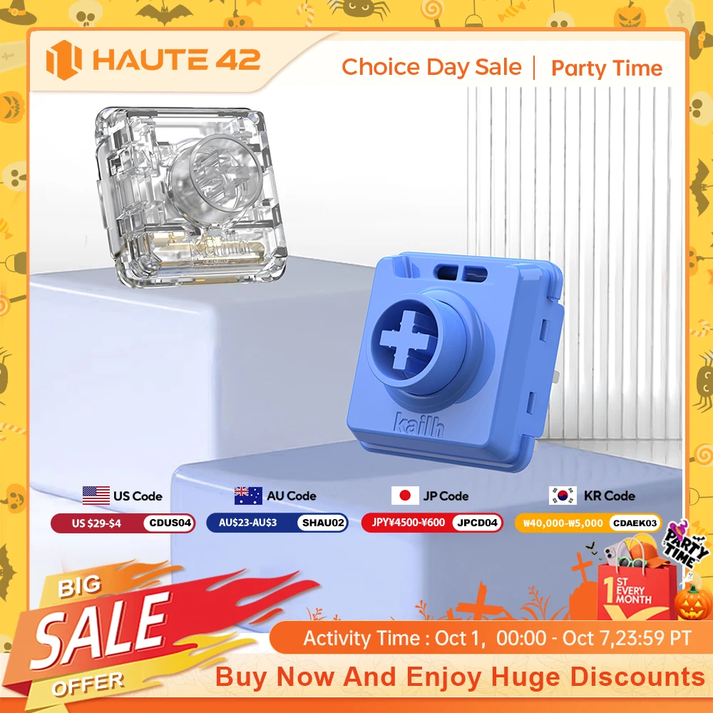 

Haute42 Kailh Customized Low Profile Crystal Switch For Hitbox Controller Low profile Wind Engine Switch For Mechanical Keyboard