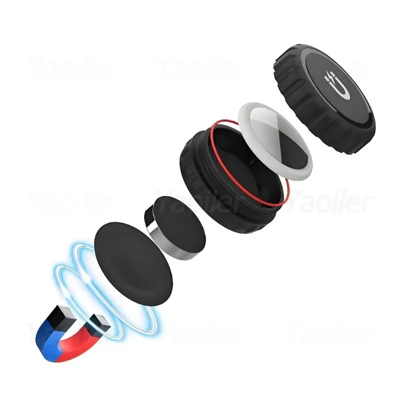 Gorąca sprzedaż dla Airtag Apple Case Silne ssanie magnetyczne dla Airtags Uchwyt GPS Pet Tracker Silnik rowerowy Zewnętrzna osłona ochronna