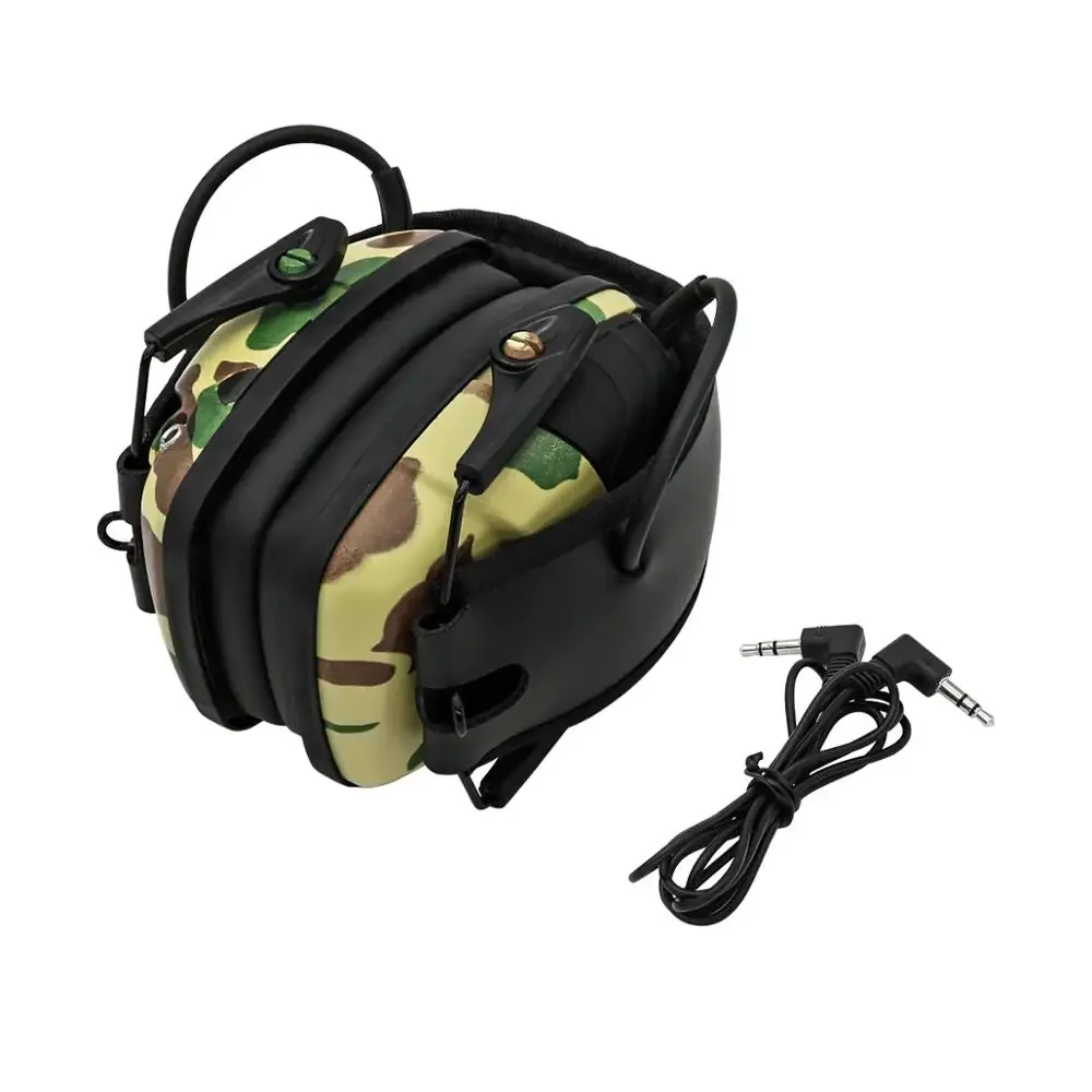 Electronic Shooting Earmuff Amplification Anti-noise Impact Sound Protective Headset Foldable Hearing Protector Outdoor Sport