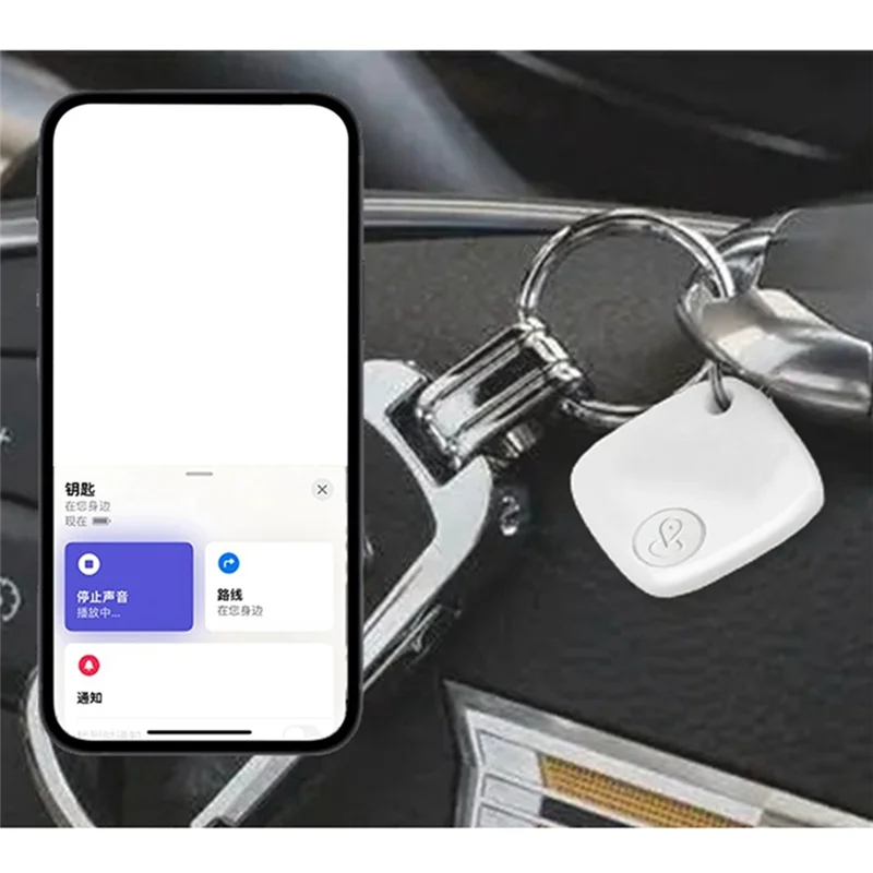 【Sleek Design】4PCS GPS Tracker Key Finder Work With Find My Smart Tag Mini GPS Tracker Pet Key Bag Finder