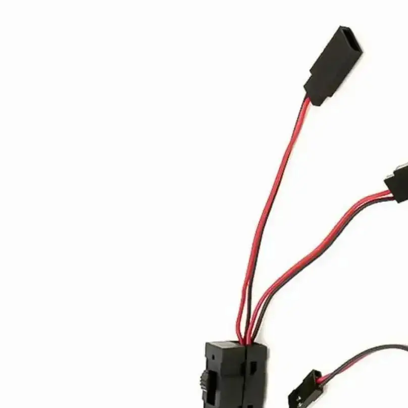 

1to2 1to3 1to4 Light Controller Switch Cable Servo Extension Wire Splitter for 1/10 1/8 TRX SCX10 RC Rock Crawler Climbing Car