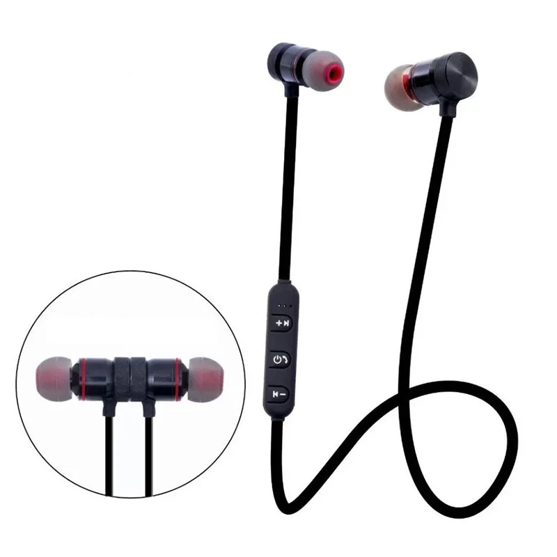 1PCS Wireless Earbud Bluetooth-Compatible 4.2 Intelligent Heavy Bass Magnetic Suction Consumption Wireless Earphone Sports