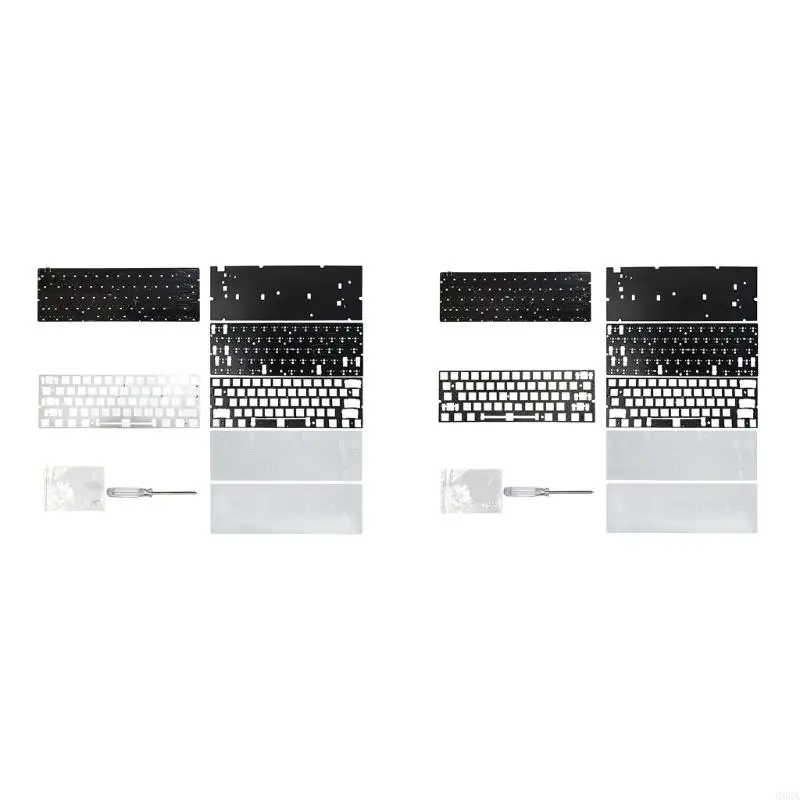 Premium Aluminum/Carbon Fiber 61 Switches PCB For DIY Mechanical Keyboard Enthusiasts
