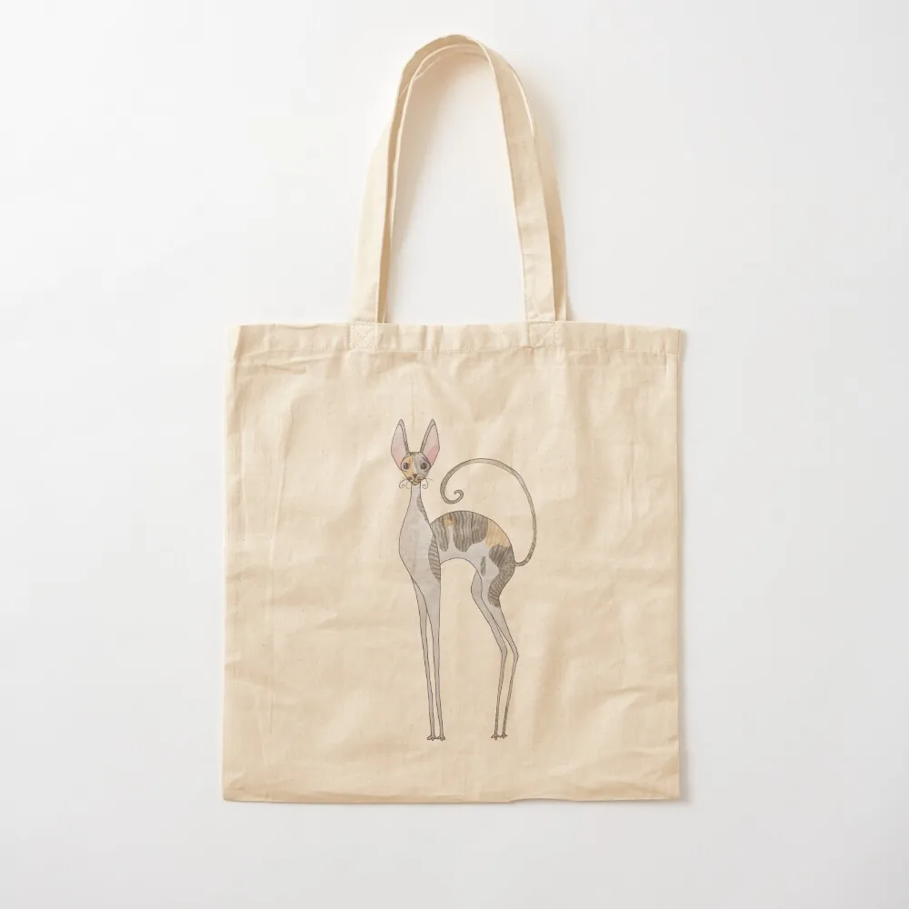 

Cornish rex Tote Bag tote bag women shopping bags foldable Canvas Tote Bag